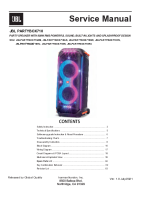 JBL PartyBox 710 - Service manual 